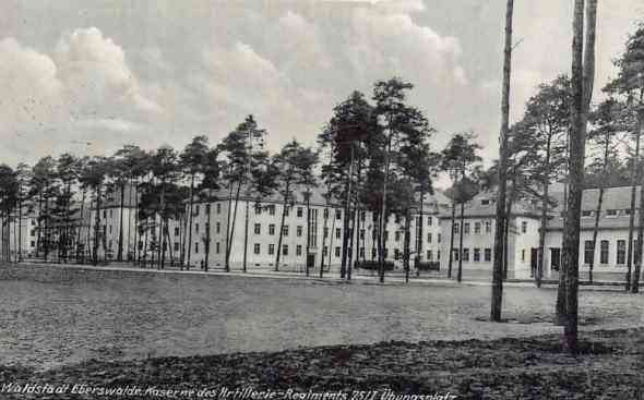 Kaserne des Artillerie-Regiments 75/I in Eberswalde, Freienwalder Straße