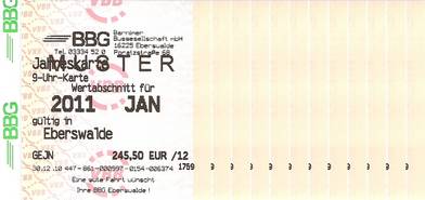 Monthly coupon of the Annual-9:00 o'clock-ticket with single payment