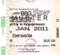 Monthly ticket VBB-Umweltkarte