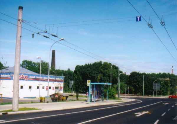 Trenner in der Spechthausener Straße