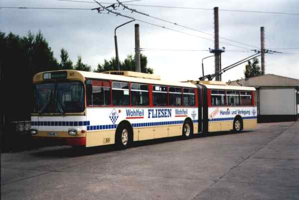 Articulated trolleybus of the Austrian type Gräf & Stift GE 110/54/57/A