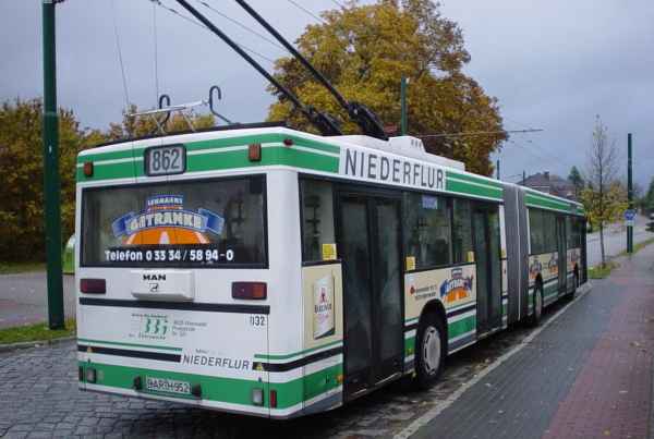 Gelenkobus Nr. 032 vom &ouml;sterreichischen Typ &Ouml;AF Gr&auml;f & Stift NGE 152 M17
