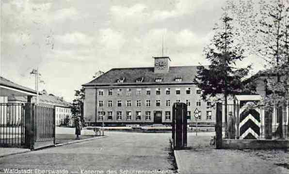 Kaserne des Schützenregiments 3 in Eberswalde