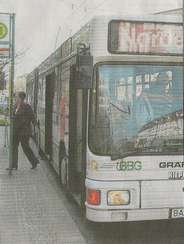 Gelenkobus Nr. 037 vom österreichischen Typ ÖAF Gräf & Stift NGE 152 M17