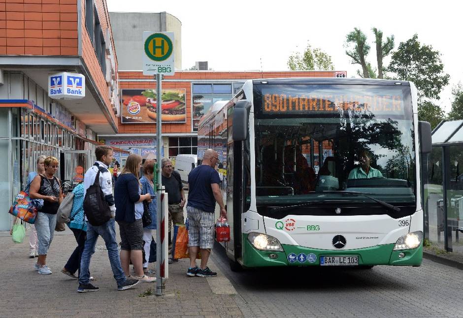 Vom Bernauer Busbahnhof geht es auch ins Umland. Nicht alle Orte sind aber gut angeschlossen.