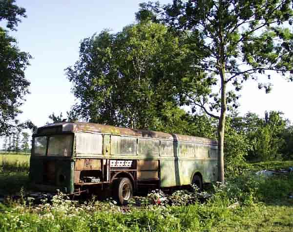 Bergung des Kriegseinheitsobusses Normgröße II