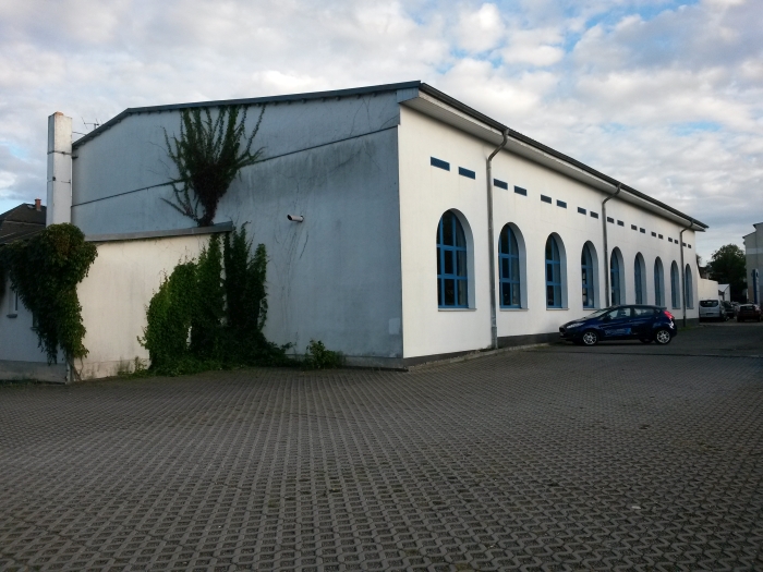 Ehemaliges Straßenbahn- und
Obus-Depot in Eberswalde, Bergerstraße nach der Sanierung