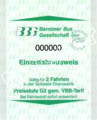 neuer Einzelfahrausweis im Vorverkauf