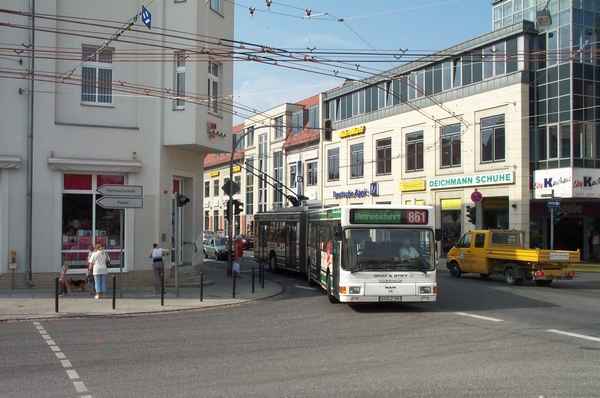 Probefahrt nach Beendigung des Umbaus der Fahrleitung am 29.07.2005