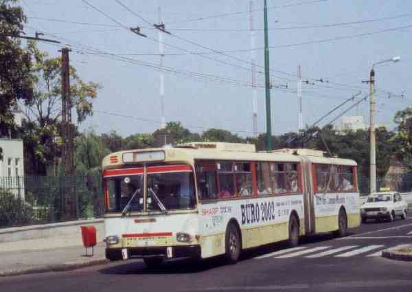 Ehemaliger Eberswalder Gelenkobus Nr. 026 (Timisoara 36) vom österreichischen Typ
ÖAF Gräf & Stift GE 110 M16 in Timisoara/RO