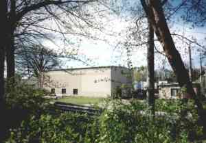 Gleichrichterunterwerk West (GUW West) am Forsthaus im Stadtteil Finow