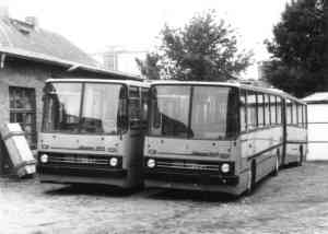 Gelenkobus vom ungarischen Typ Ikarus 280.93