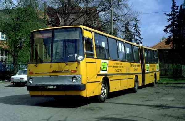 Gelenkobus Nr. 013 vom ungarischen Typ Ikarus 280.93 (verschrottet)
