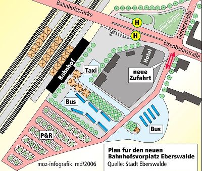 Neue Standorte für Obus-Haltestellen nach Fertigstellung der Eisenbahnbrücke