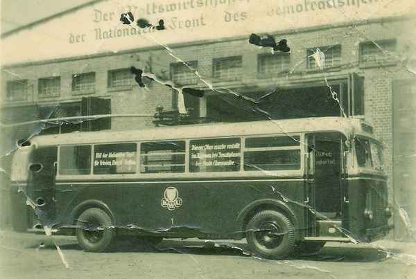 Obus Nr. 01(II) ehemals 04(I) vom deutschen Typ MPE 1