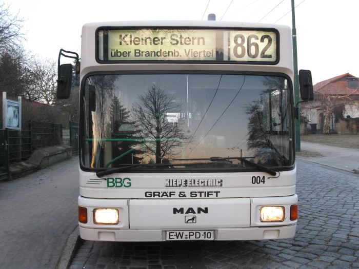 Gelenkobus Nr. 004 vom österreichischen Typ ÖAF Gräf & Stift NGE 152 M17