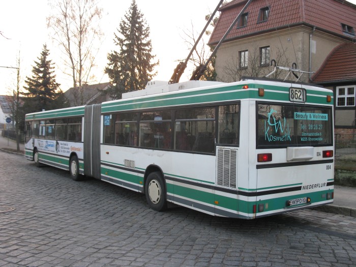 Gelenkobus Nr. 004 vom österreichischen Typ ÖAF Gräf & Stift NGE 152 M17
