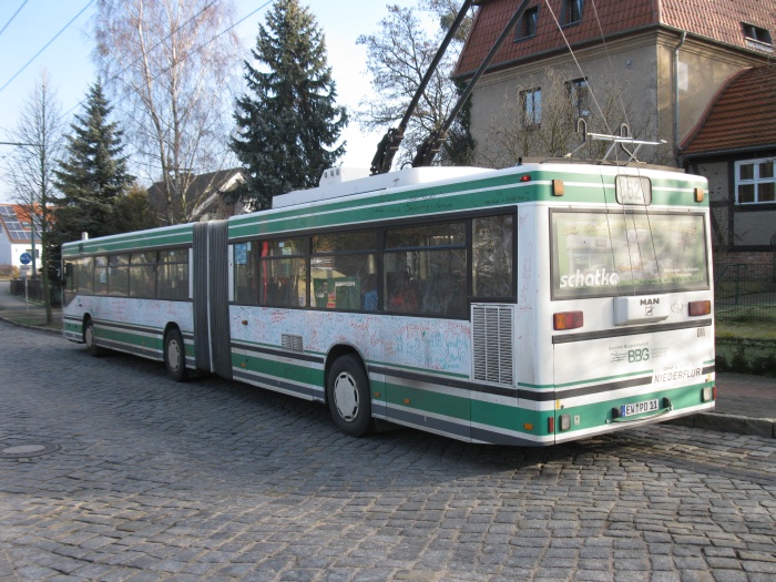Gelenkobus Nr. 011 vom österreichischen Typ ÖAF Gräf & Stift NGE 152 M17