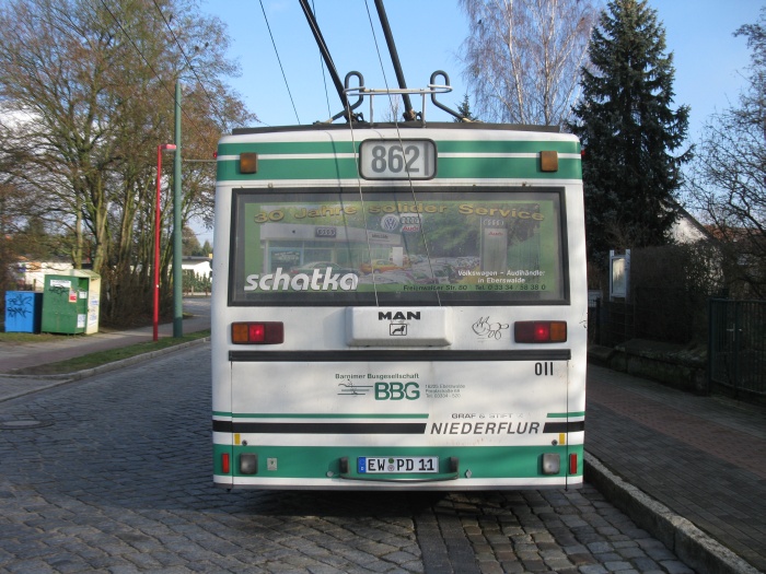 Gelenkobus Nr. 011 vom österreichischen Typ ÖAF Gräf & Stift NGE 152 M17