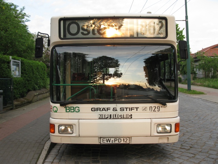 Gelenkobus Nr.029 vom österreichischen Typ ÖAF Gräf & Stift NGE 152 M17