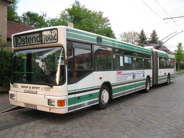 Gelenkobus Nr.029 vom österreichischen Typ ÖAF Gräf & Stift NGE 152 M17