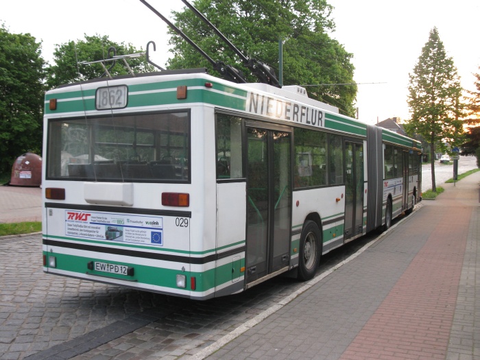 Gelenkobus Nr.029 vom österreichischen Typ ÖAF Gräf & Stift NGE 152 M17