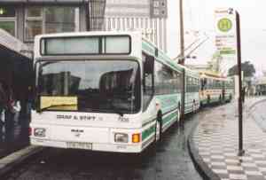 Eberswalder Gelenkobus Nr. 030
in Solingen am Graf-Wilhelm-Platz