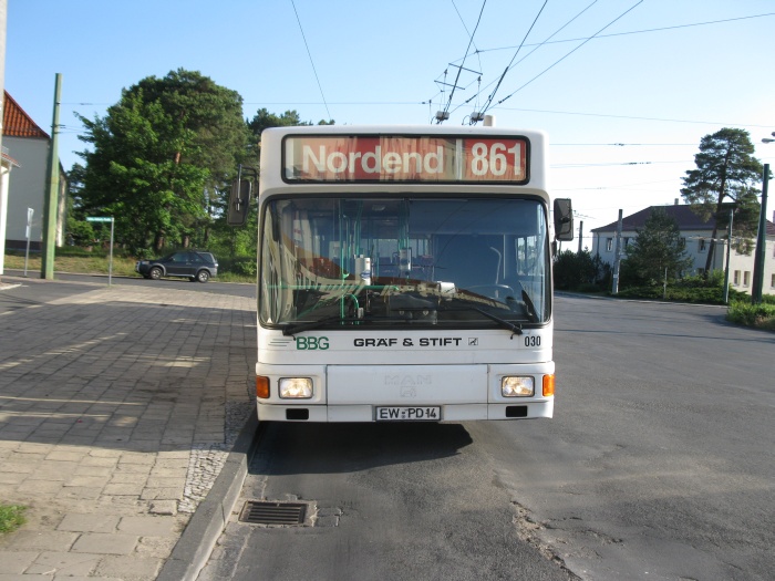 Gelenkobus Nr. 030 vom österreichischen Typ ÖAF Gräf & Stift NGE 152 M17
