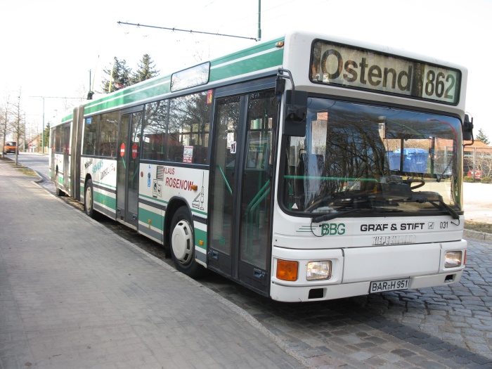 Gelenkobus Nr.031 vom österreichischen Typ ÖAF Gräf & Stift NGE 152 M17