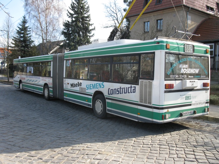Gelenkobus Nr.031 vom österreichischen Typ ÖAF Gräf & Stift NGE 152 M17