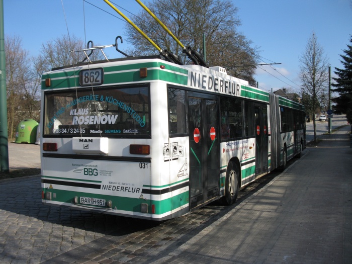 Gelenkobus Nr.031 vom österreichischen Typ ÖAF Gräf & Stift NGE 152 M17
