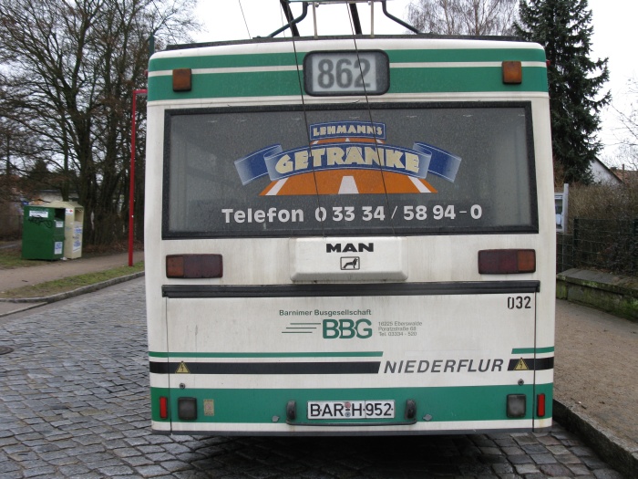 Gelenkobus Nr. 032 vom österreichischen Typ ÖAF Gräf & Stift NGE 152 M17