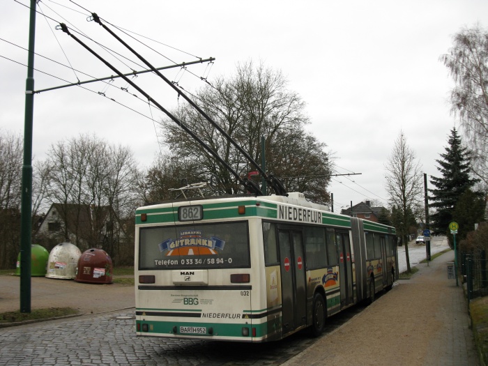 Gelenkobus Nr. 032 vom österreichischen Typ ÖAF Gräf & Stift NGE 152 M17