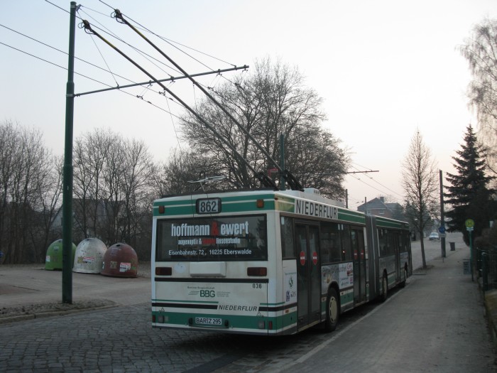 Gelenkobus Nr. 036 vom österreichischen Typ ÖAF Gräf & Stift NGE 152 M17