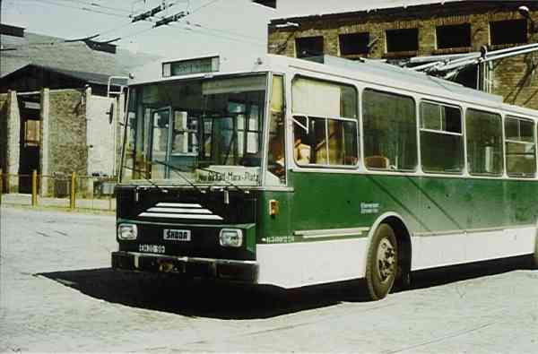 Obus Nr. 01(IV) vom tschechischem Typ ŠKODA 14 Tr03