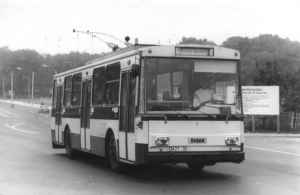 Obus vom tschechischen Typ SKODA 14 Tr03 für Eberswalde