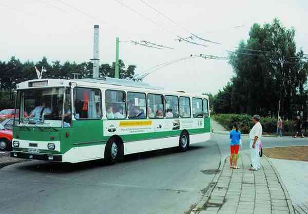 Obus vom tschechischen Typ SKODA 14 Tr03