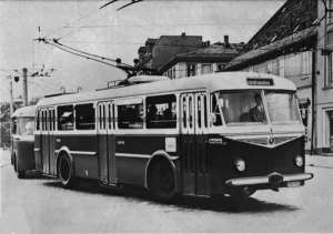 Obus vom tschechischen Typ SKODA 8 Tr