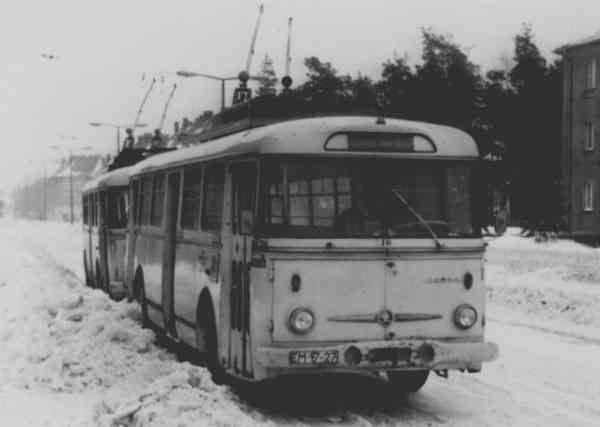 Obus Nr. 16(I) vom tschechischem Typ ŠKODA 9 Tr13 (verschrottet)