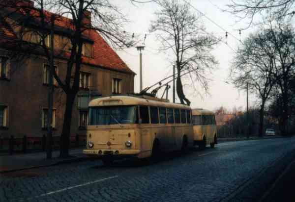 Obus Nr. 30(I) umbenannt in 18/II vom tschechischem Typ SKODA 9 Tr13 (verschrottet)