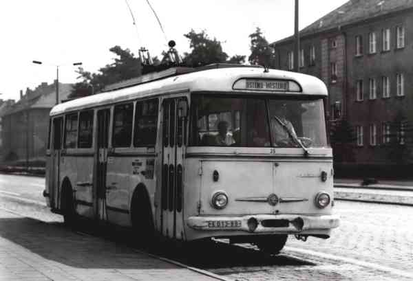 Obus Nr. 25(I) vom tschechischen Typ ŠKODA 9 Tr15 (verschrottet)