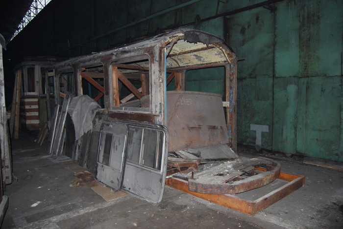 Former Eberswalde tramcar no. 2 in Kraków/Pl in the year 2008