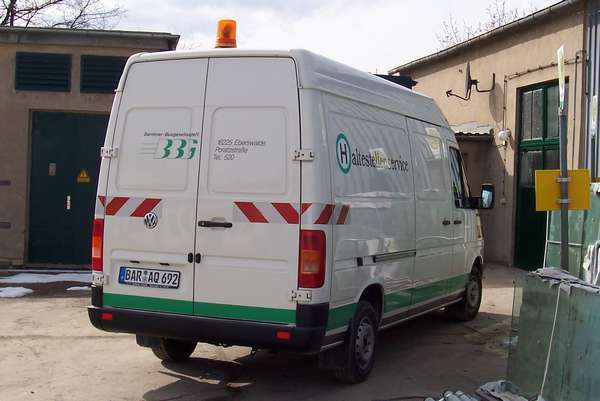 Wartungsfahrzeug für Haltestellen vom Typ VW LT 28